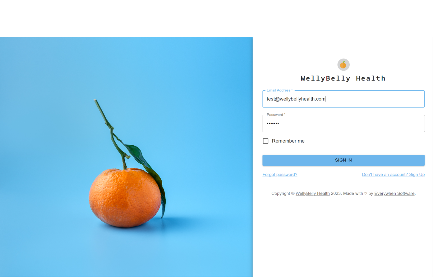 Health & Fitness Web App